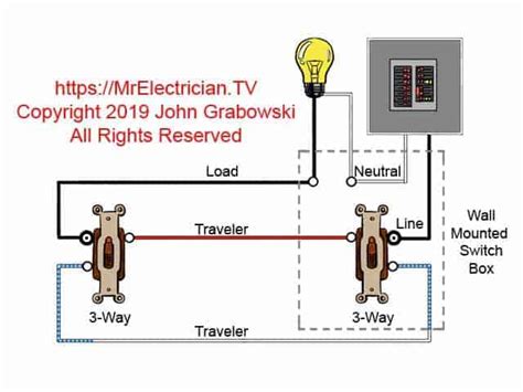 Old Style 3 Way Switch Wiring How To Wire A Double Switch Light