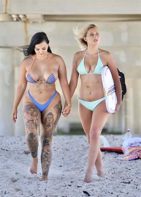 Renee Gracie And Ellie Jean Coffey In Bikinis At A Beach On Erofound