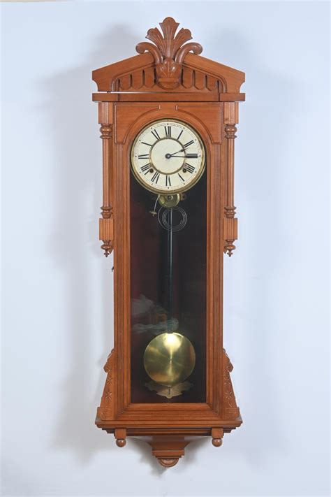 Sold At Auction Large Ansonia Regulator Wall Clock