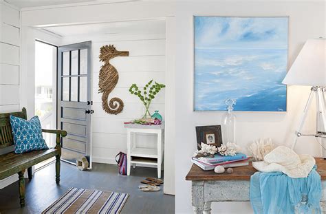 See how to decorate a beach house on a budget, from countryliving.com. Coastal Chic Beach Homes - Brewster Home