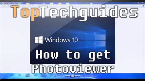 How To Restore Windows Photo Viewer On Windows 10 Easy Youtube