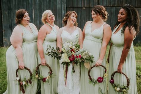 Whatever the season, find the perfect plus size dresses for weddings in our selection at simply be. Set of 4 Light Green Infinity Dress, Infinity Dress Plus ...