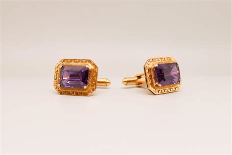 Amethyst Cufflinks