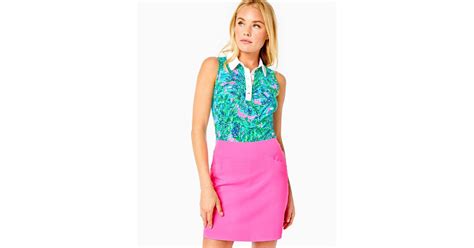 Lilly Pulitzer Synthetic Womens Upf 50 Luxletic Monica Skort In Pink