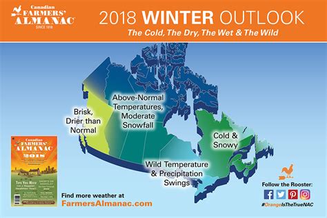 Farmers Almanac 201718 Winter Outlook For Canada Snowbrains