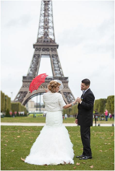 Glamorous Eiffel Tower Elopement By Wedding Luxe
