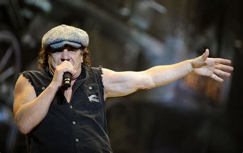 Acdc Singer Brian Johnson Told To Stop Touring Or Risk Hearing Loss