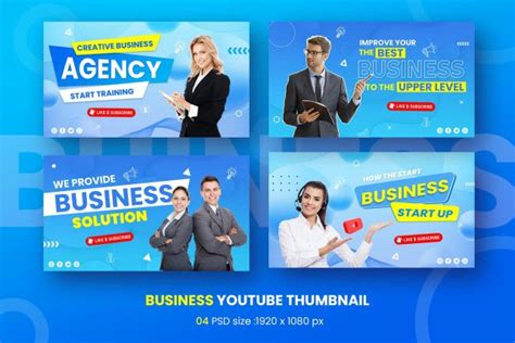 Business Youtube Thumbnail Template Free Download