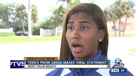 Teens Prom Dress Makes Viral Statement Youtube