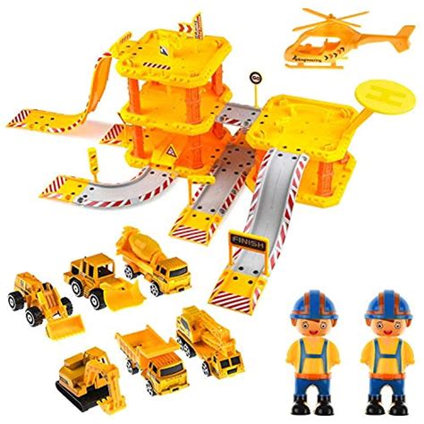 Toysical Construction Toys For Boys Matchbox Cars Playsets With Garage