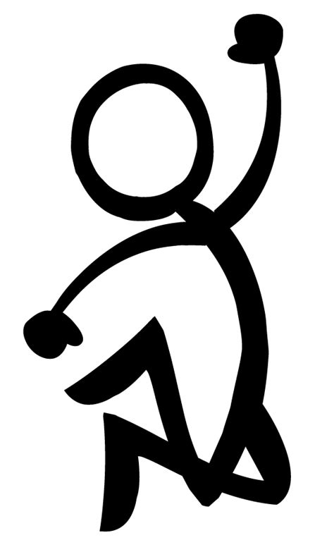 Stick People Jumping Clipart Best