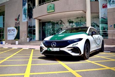 Dubai Police Adds Mercedes Benz Eqs 580 Electric Vehicle Ev Into Its