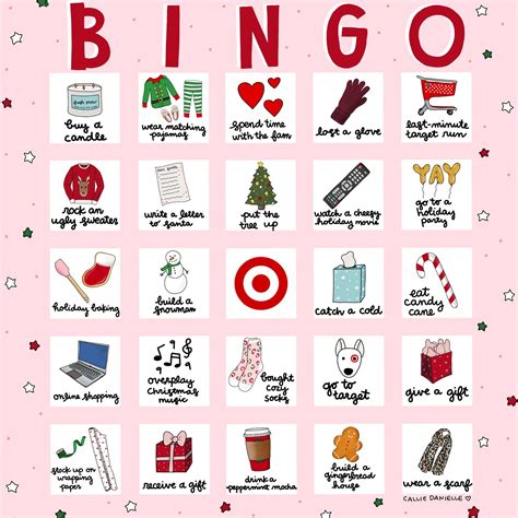 Target Holiday Printable Bingo Target Holiday Holiday Printables