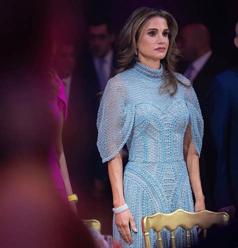 Queen Rania Attended The King Husseins Hope Gala Fundraiser