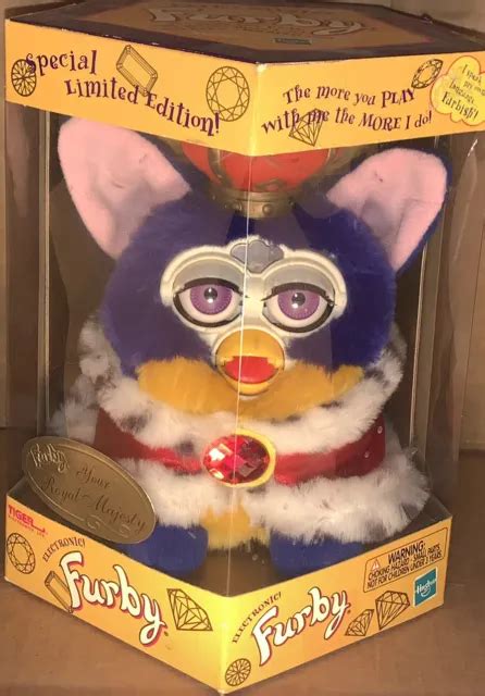 Furby Special Limited Edition Royal Majesty King New In Sealed Box 1999