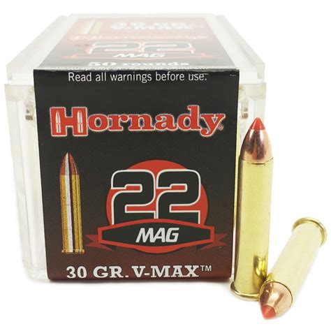 Hornady 22 Wmr 30 Gr V Max 2200 Fps 50 Rnds Backcountry Supplies