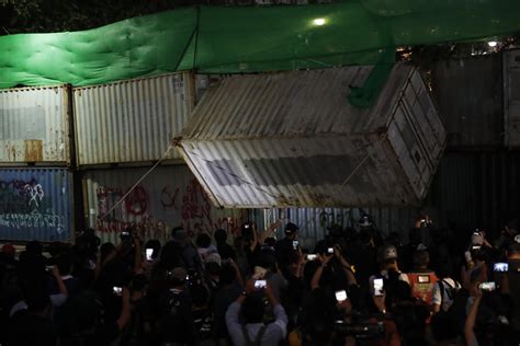 Thai Police Use Tear Gas Rubber Bullets To Break Up Protest