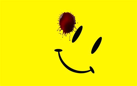 Download Smiley Face With Blood Shot Wallpaper