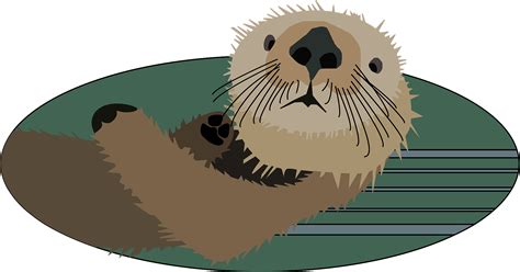 Cute Otter Clipart