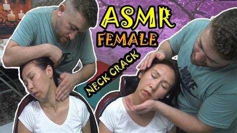 asmr female sleep throat massage neck crack head ear back palm arm massage asmr turkish barber