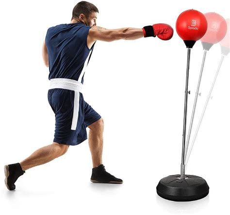 Punching Bag With Stand Freestanding Boxing Bag Dprodo Adjustable