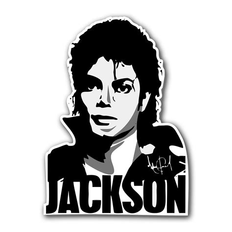 Michael Jackson Full Color Vinyl Decal Custom Size Biggest Decal Shop