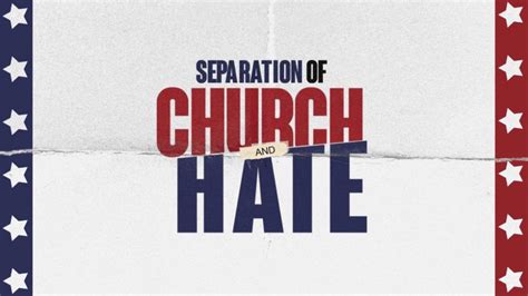 Separation Of Church And Hate Nelson Christian Church Bardstown Ky