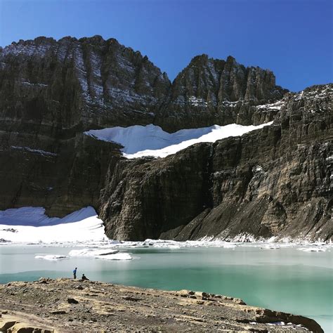 A glacier slowly deforms and flows in response to gravity. Hiking Glacier National Park: The Grinnell Glacier Trail ...