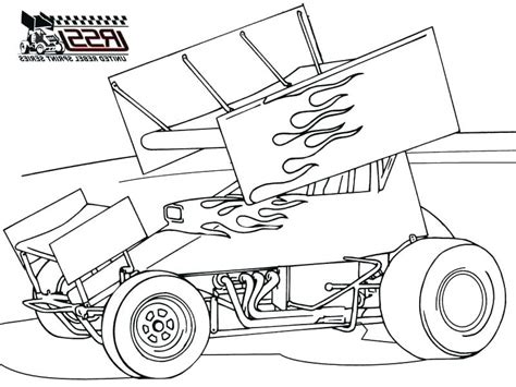 Sprint Car Colouring Pictures Pin By Tuff Grafx On Sprintcars