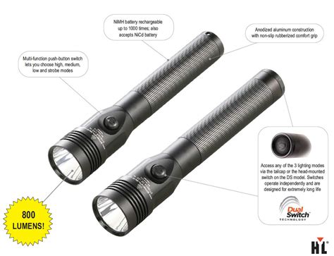 Streamlight Stinger Ds Led Rechargeable Flashlight W2 Smart Chargers