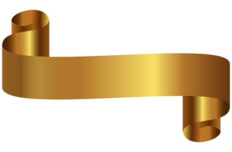 Free Gold ribbon 1197117 PNG with Transparent Background