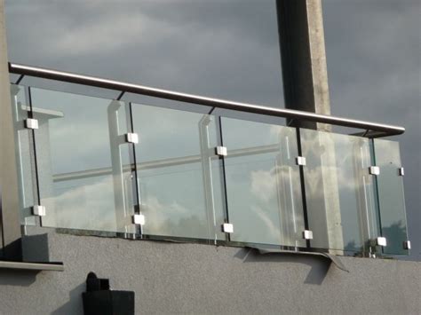 Silver Ss And Glass Balcony Railing For Home Material Grade 304 At