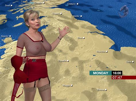 post 2428875 bbc weather british broadcasting corporation carol kirkwood fakes morph artist
