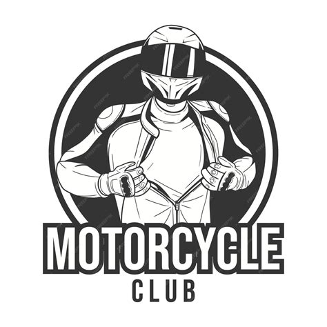 Premium Vector Motorcycle Badges Bikers Club Emblems Motorbike