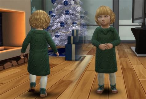 Specialtycakedesigns Kiara24s Oversized Sweater Dress Sims 4