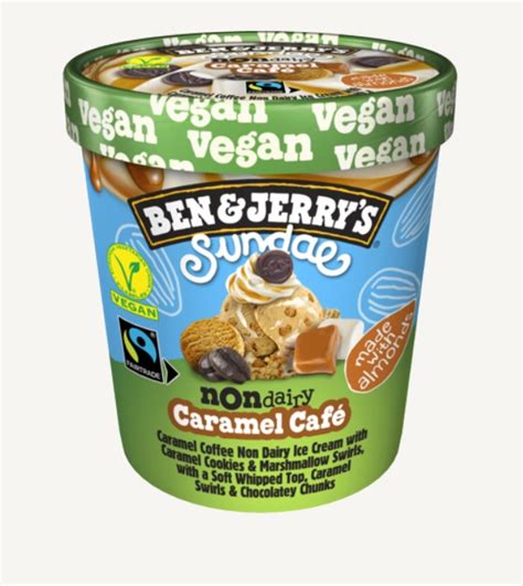 Ben And Jerrys Sundae Non Dairy Caramel Cafe Consort Frozen Foods