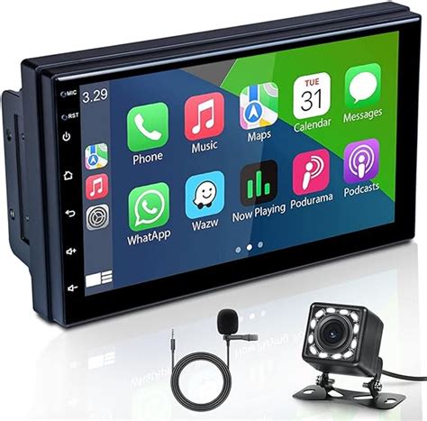 Hikity Autoradio Apple Carplay 2 Din Con Android Auto Stereo Auto Con