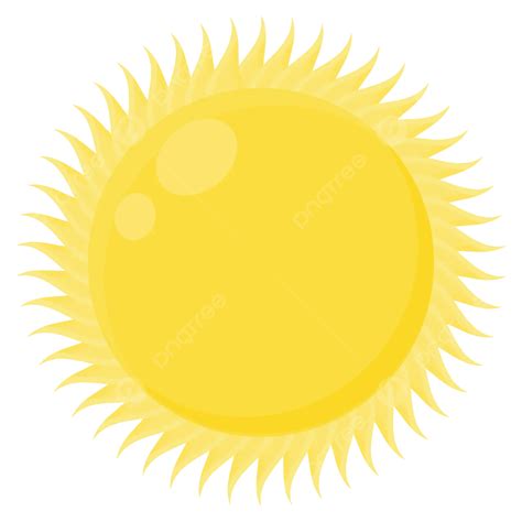 Bright Yellow Sun Vector Clipart Sun Yellow Bright Png And Vector