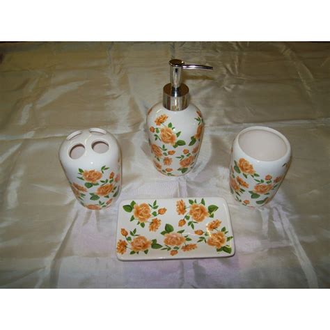 Bathroom Set 4 Piece Ceramic