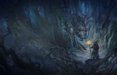 Lord Of The Rings Cave Gandalf Art Fantasy Lotr Monster Monsters