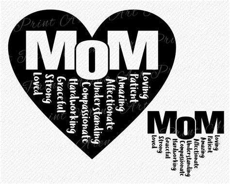 Mom Svg Mothers Day T Shirt Design Happy Mothers Day Etsy