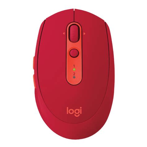 Phandco Pc Depot Logitech M590 Multi Device Silent Wireless Mouse Red
