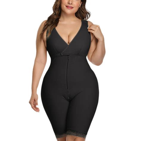 wodstyle women s plus size full body waist control comfort underbust corset tummy shapewear