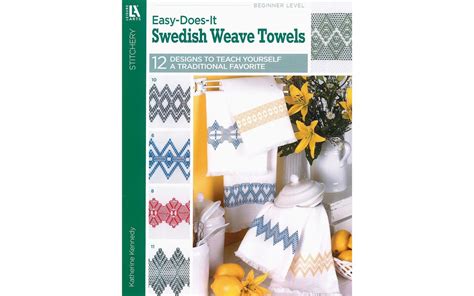 Leisure Arts Easy Does It Swedish Weave Towels Traditional Swedish