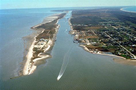 Gulf Intracoastal Waterway Coastal Shipping Navigation Texas