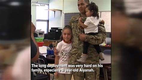Soldier Surprises Daughter During School Assembly Good Morning America