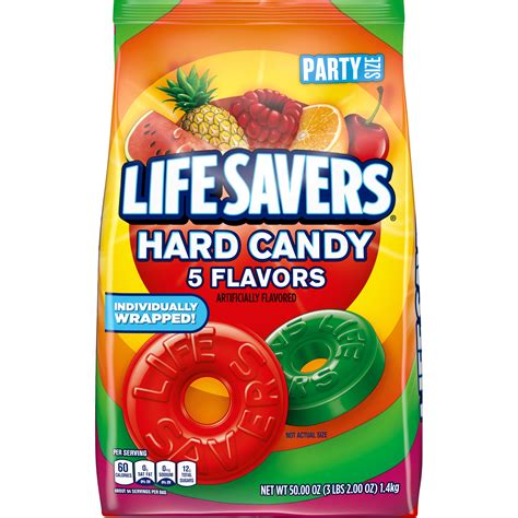 Life Savers Hard Candy 5 Flavors 50 Ounce Party Size Bag