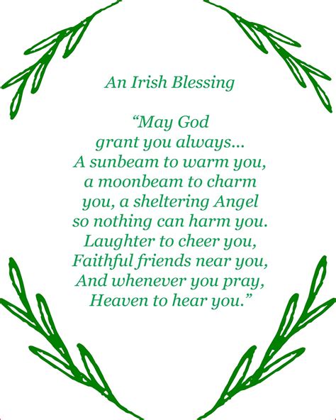 150 Irish Blessing Sayings Toast Prayer Quotes Proverbs Poems To
