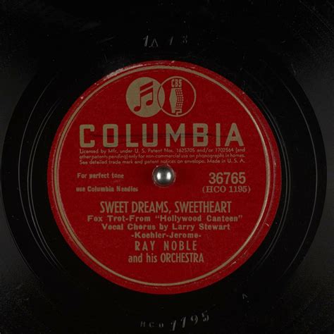 Sweet Dreams Sweetheart Ray Noble And His Orchestra Free Download Borrow And Streaming
