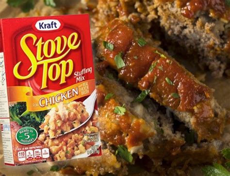 Meatloaf Recipe With Stove Top Stuffing And Tomato Soup
